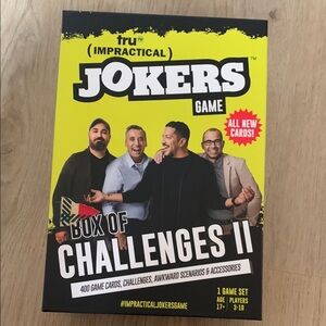 Impractical Jokers Box of Challenges II Game - Yellow and Black